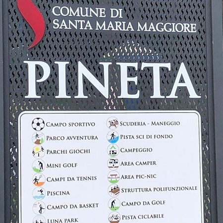 La Pineta Santa Maria Maggiore Locazione Turistica Luaran gambar